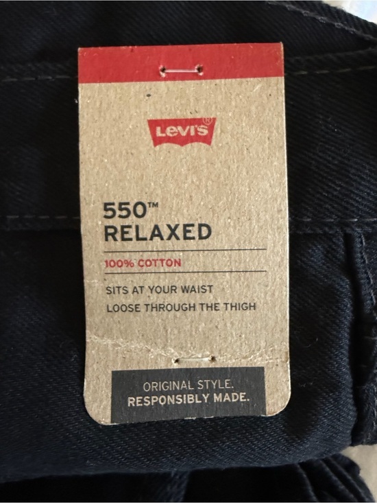 Levi's Other - Levi's 550 Relaxed Men’s Jeans — Black NWT